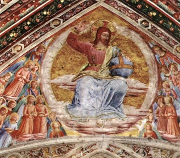 フラ・アンジェリコ Painting - キリスト・ザ・ジャッジ ルネサンス フラ・アンジェリコ